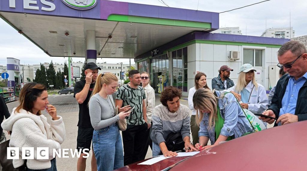 Russia's fuel crisis intensifies as Ukraine steps up strikes on occupied territories
