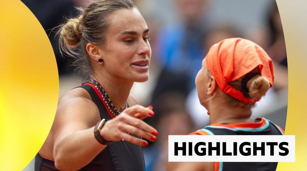Aryna Sabalenka and Diana Shnaider