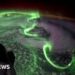Southern Lights timelapse filmed from SpaceX Dragon shuttle