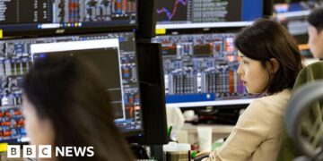 Stock market jitters remain amid tech fears and renewed Middle East attacks