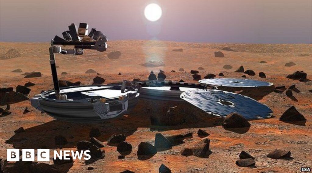 UK's first Mars landing honoured with 13 plaques