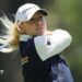 Charley Hull of England plays her shot