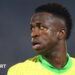 Brazil's Vinicius Junior in traditional yellow and green national team kit