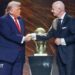 FIFA president Gianni Infantino and US President Donald Trump shake hands during the World Cup's official draw