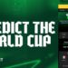 A banner reading "World Cup Predictor" with a picture of the predictor